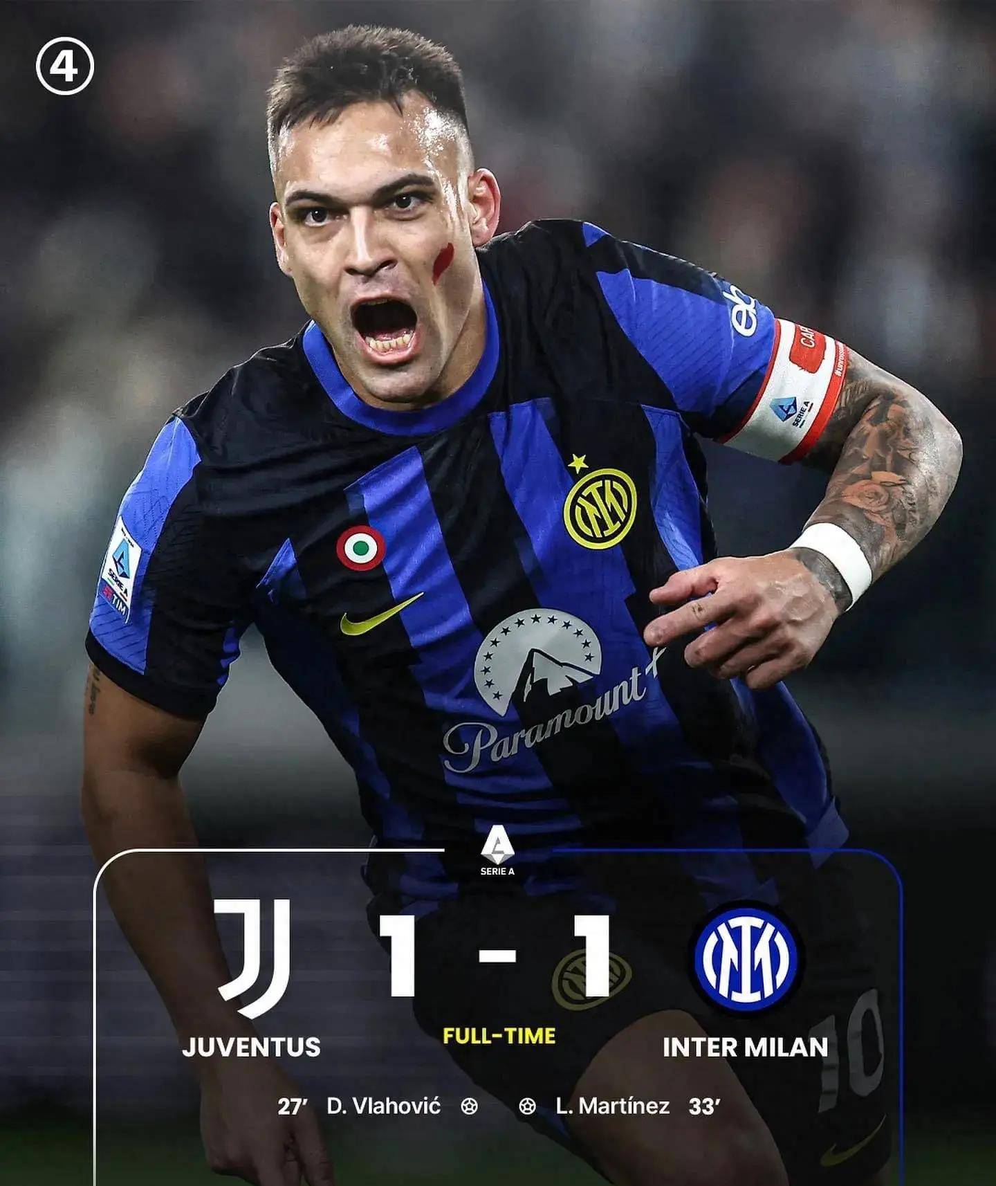 尤文图斯难以取胜，客场战平